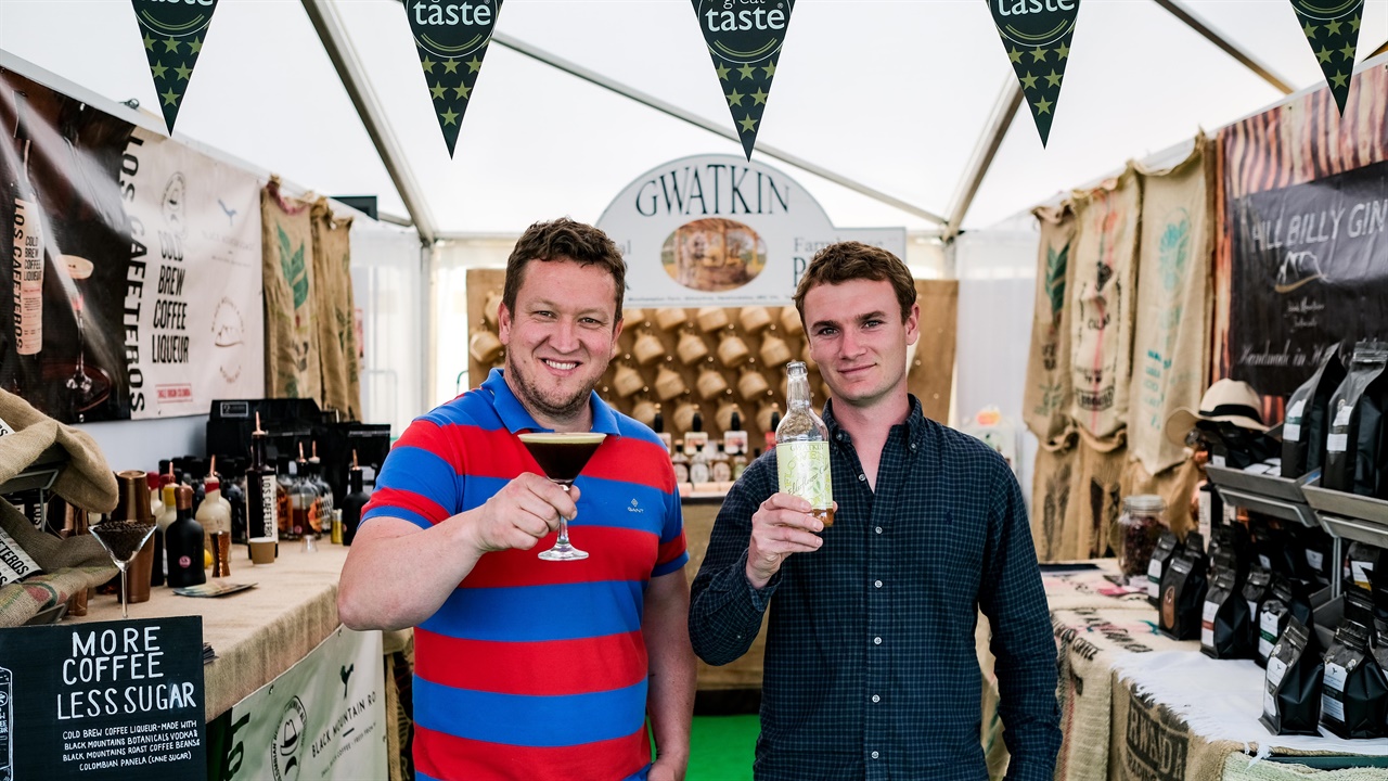 Black Mountain Roast and Gwatkin Cider at Hay Festival