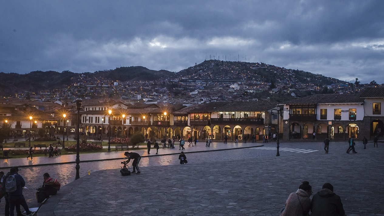 Cusco in the evening