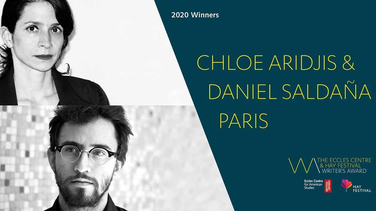 Chloe Aridjis and Daniel Saldaña Paris win Writer’s Award