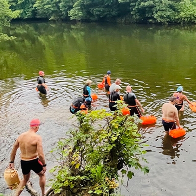 Wild Swimming in the River Wye