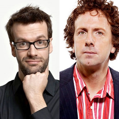 Marcus Brigstocke, Steve Punt, Carrie Quinlan and Andre Vincent