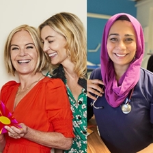 Mariella Frostrup and Alice Smellie in conversation with Nighat Arif