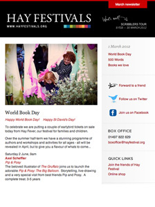 Hay Festivals Newsletters