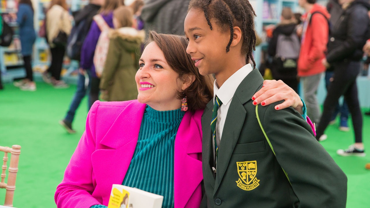 Book signing with Laura Dockrill