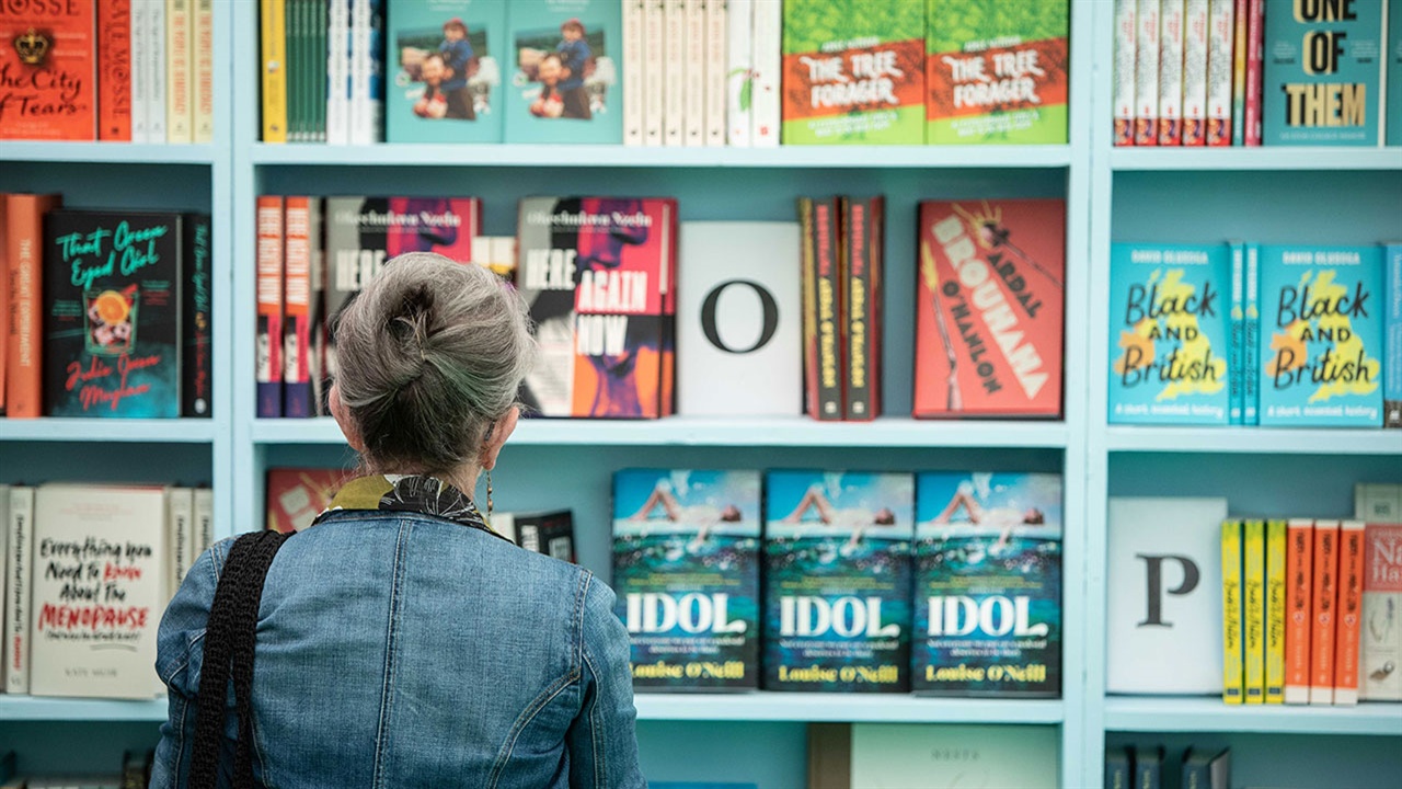 Hay Festival bookshop