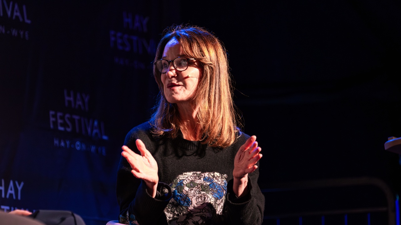 Susie Dent at Hay Festival Winter Weekend