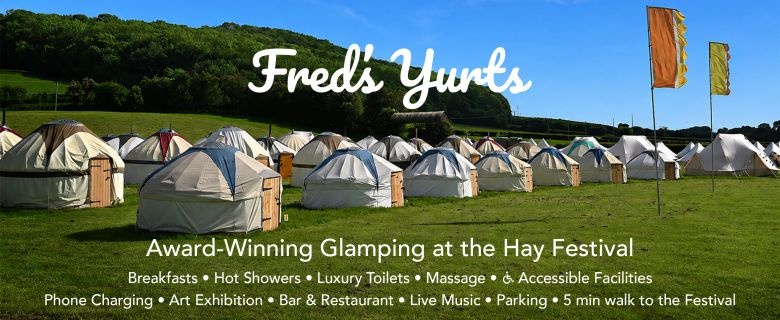 Fred's Yurts at Hay Festival