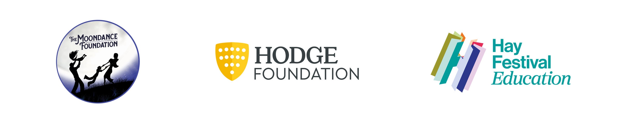 Hay Festival Winter Weekend Early Years Project sponsor logos