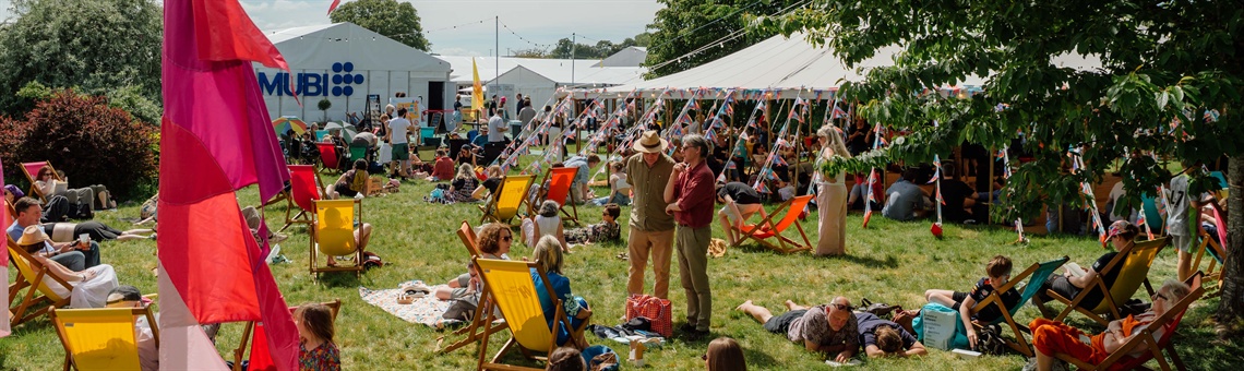 Hay Festival Hay-on-Wye event audience