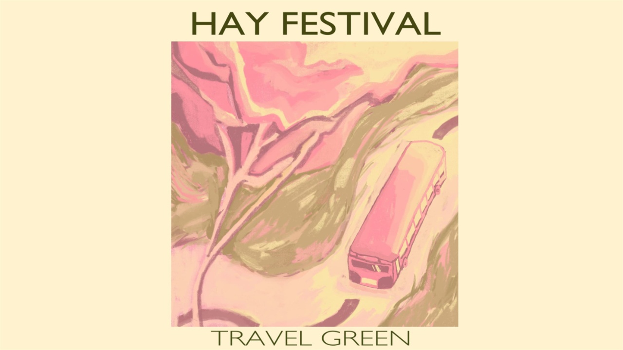 Illustration of a bus travelling a road