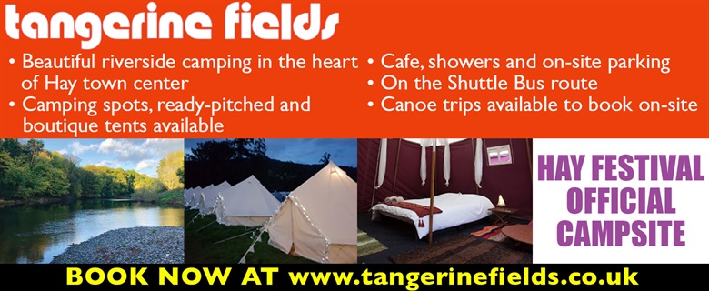 Tangerine Fields Hay Festival camping