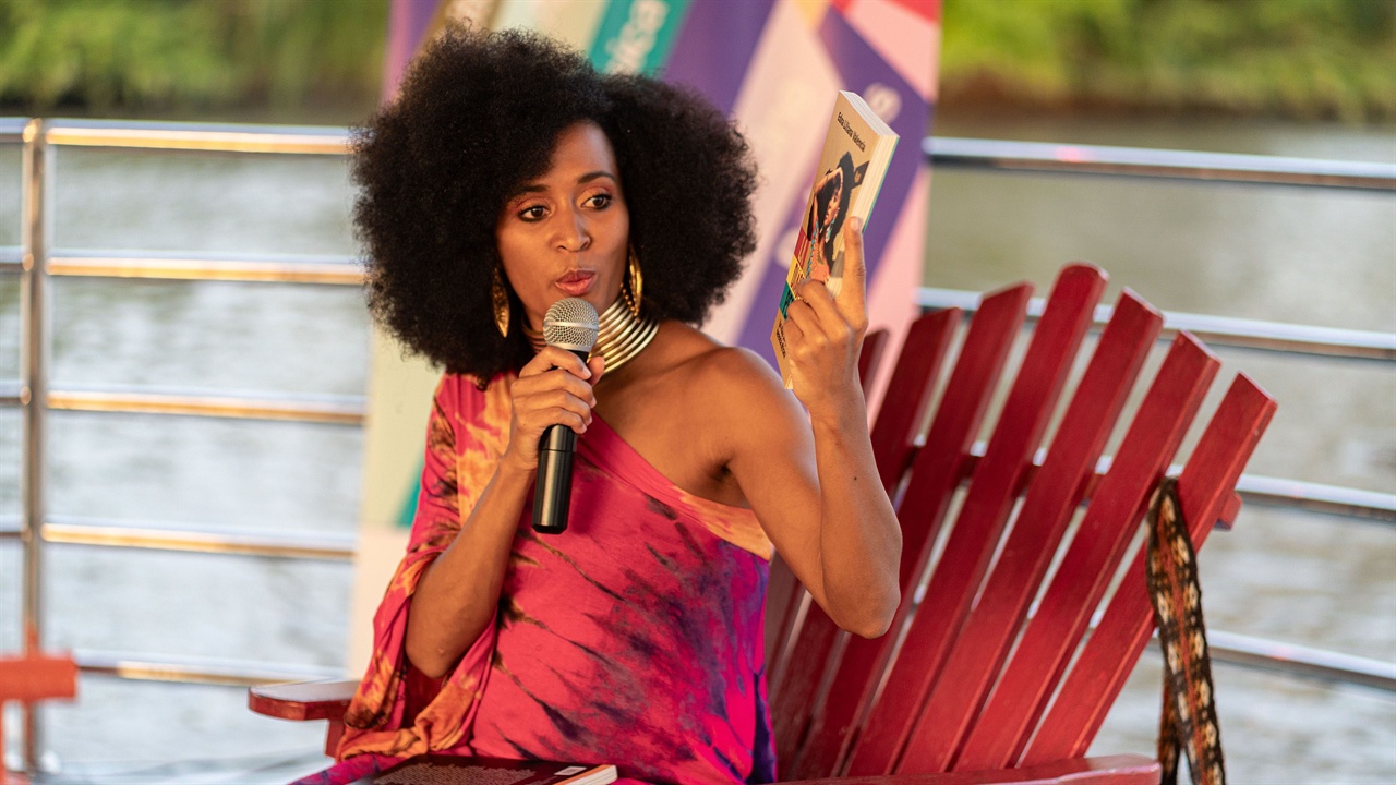 Edna Liliana Valencia at Hay Festival Cartagena