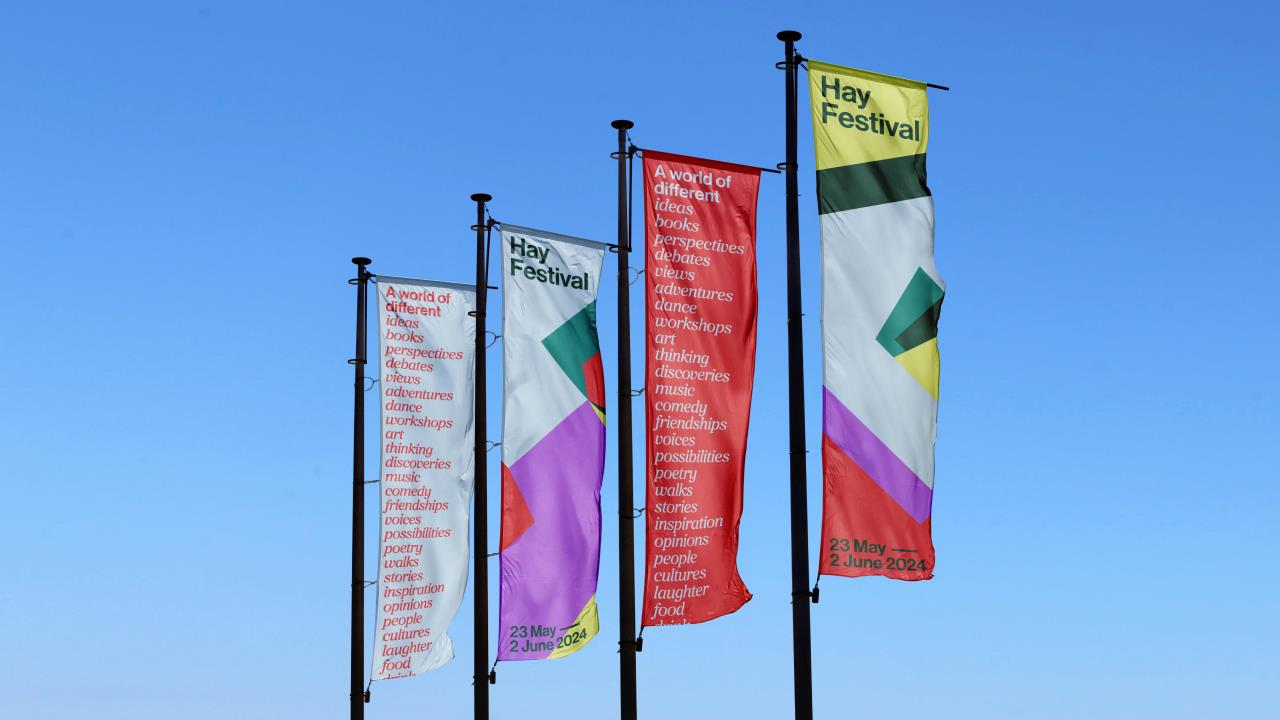 Hay Festival unveils new brand identity, celebrating a “world of different...”
