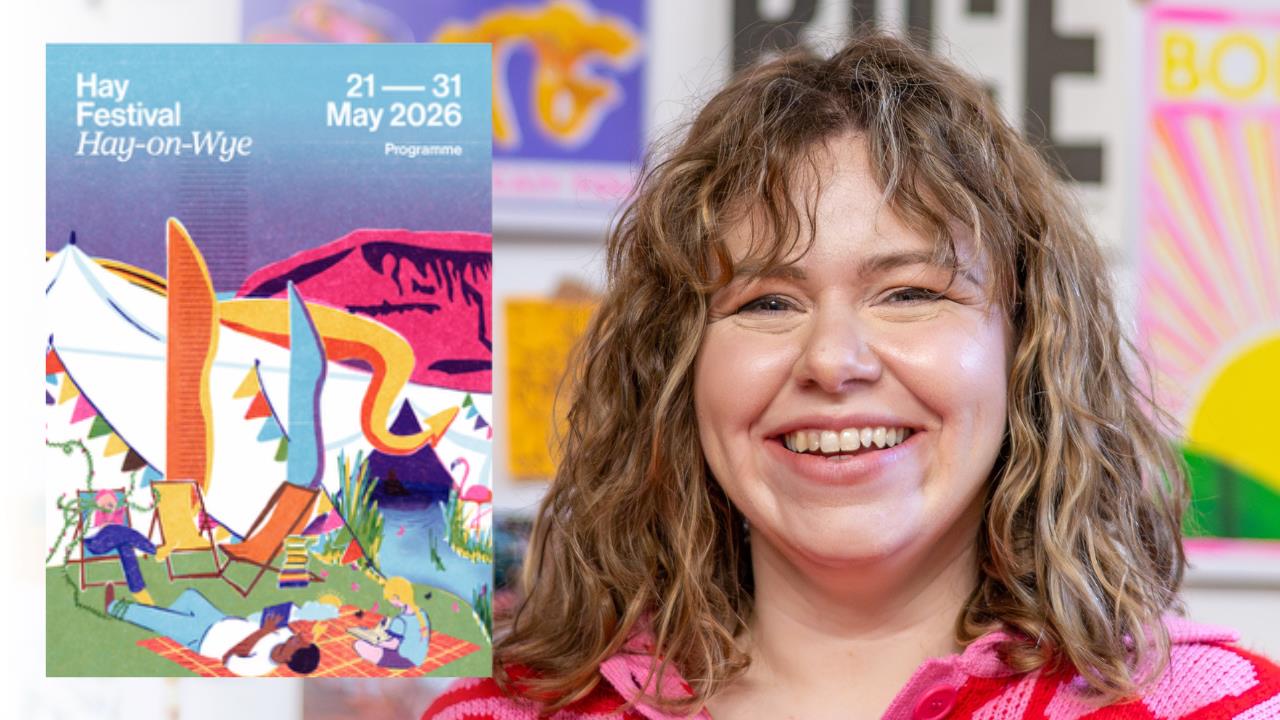 Hay Festival 2026 programme cover revealed by new Illustrator in Residence