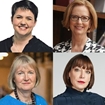 Ruth Davidson, Julia Gillard, Harriet Harman and Beth Rigby talk to Katya Adler