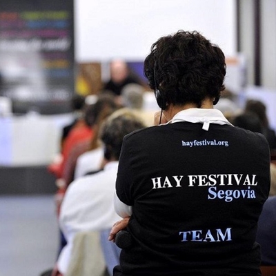 Pau Arenós, David de Jorge and Sacha Hormaechea in conversation with Carlos G Cano