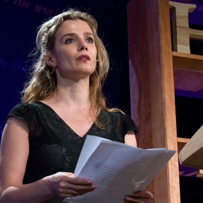 Lisa Dwan and Colm Tóibín - Hay Festival - Hay Festival Anytime Audio
