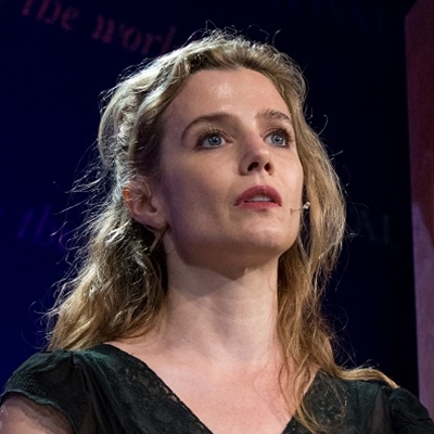 Lisa Dwan and Colm Tóibín