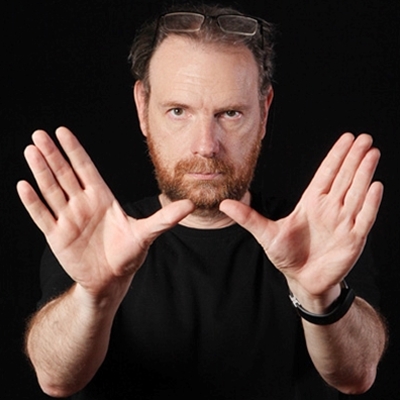 Juan Carlos Belon and Daniel Mordzinski in conversation with Alejandra Bedoya