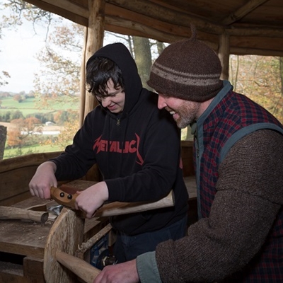 Craft Demonstration from Ruskin Mill Students