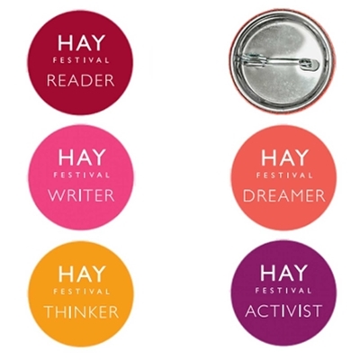 Hay Festival Button Badge