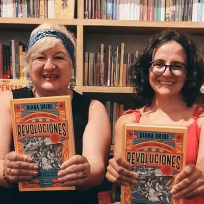 Diana Uribe and Alejandra Espinosa in conversación with Mábel Lara