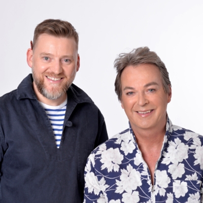 Julian Clary and David Roberts