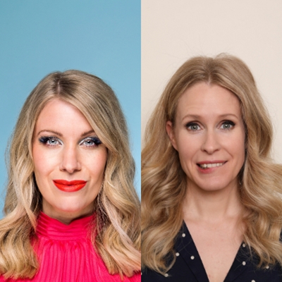Lucy Beaumont and Rachel Parris
