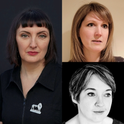 Sinéad Gleeson, Catherine Loveday and Jude Rogers in conversation