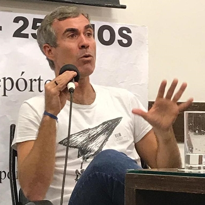 Óscar Martínez, Bruno Paes Manso and Ronna Rísquez in conversation with Jon Lee Anderson