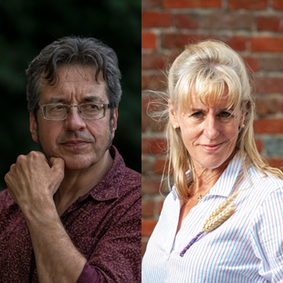 George Monbiot and Minette Batters