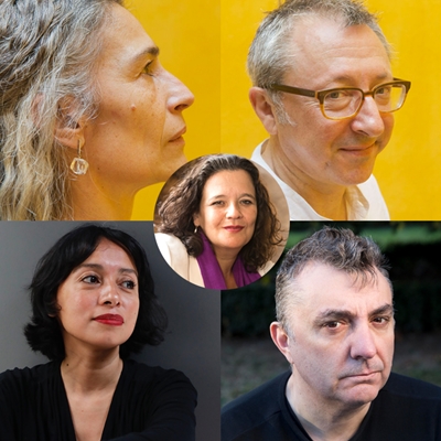 Ana Cañellas, Paco Goyanes, Brenda Navarro y Manuel Vilas en conversación con Cristina Fuentes la Roche