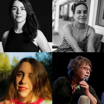 Aura García-Junco, Sarah Ladipo Manyika y María Medem en conversación con Gabriela Warkentin