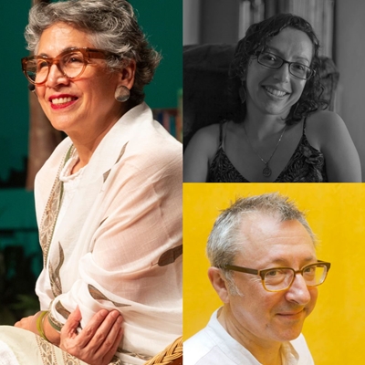 Margarita Valencia and Paula Andrea Marín in conversation with Paco Goyanes