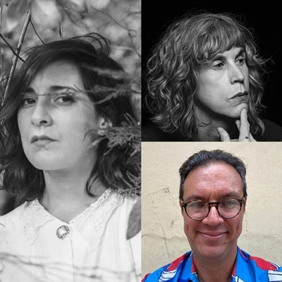 Nona Fernández, Natalia García Freire y Antonio Ortuño en conversación con Ricardo Corredor Cure