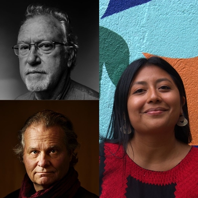 Jon Lee Anderson, Wade Davis, Jorge Eduardo Ritter and Josefa Sánchez Contreras in conversation with Laura Puertas