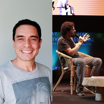 Dany Alejandro Hoyos (Suso, el paspi) in conversation with Pascual Gaviria