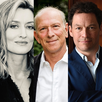 William Sieghart with Natascha McElhone, Dominic West and guests