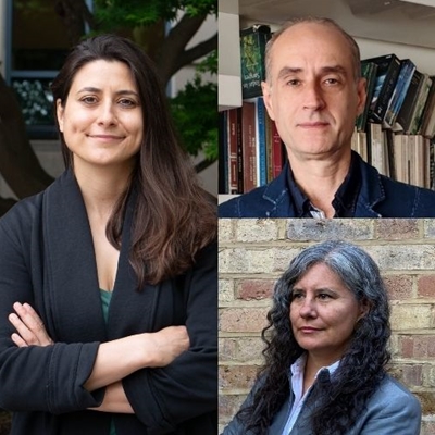 Arwa Mahdawi and Rodolfo Sánchez-Aizcorbe in conversation with Natalia Sobrevilla