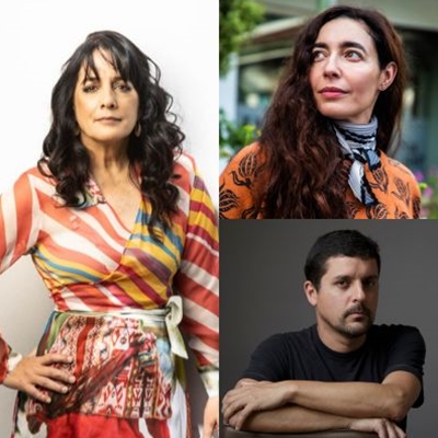 Patricia del Río and Fernanda Trías in conversation with Dante Trujillo