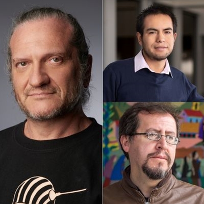 Dario Sztajnszrajber in conversation with Daniel Mitma and Jorge Jaime Valdez