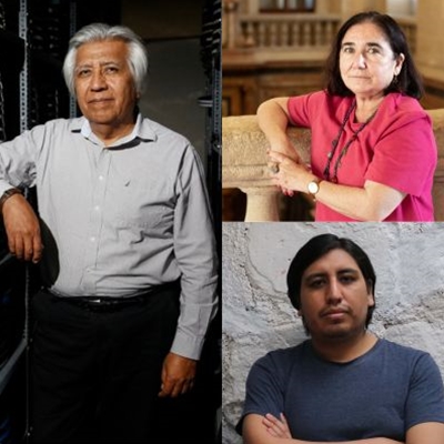 Carlos Chávez and Esther Cruces in conversation with Edward de Ybarra