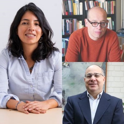 Camila Osorio, Josefina Townsend and Alberto Vergara in conversation with Pablo Quintanilla