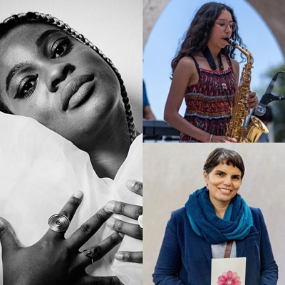 Afra Kane y Sofía Bolaños Núñez Delgado en conversación con Doris Zuzunaga