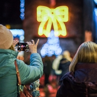 Hay-on-Wye Christmas Lights switch-on