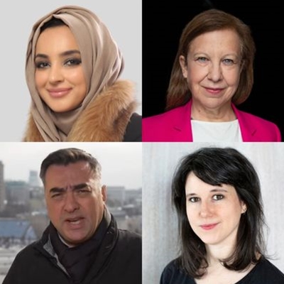 Jehan Alfarra, Lyse Doucet and Imran Khan talk to Bethan McKernan