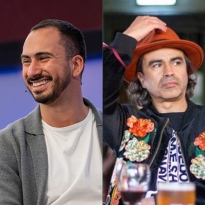 Carlos Fonseca and Oscar Guardiola-Rivera talk to Cristina Fuentes La Roche