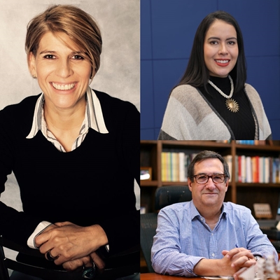 Marcela Meléndez and Andrea Otero in conversation with Adolfo Meisel