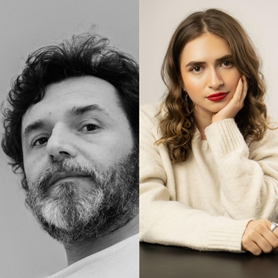 Pablo Arango and Lu Beccassino in conversation with Isabella Atehortúa