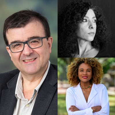 Javier Cercas and Leila Guerriero in conversation with Mábel Lara